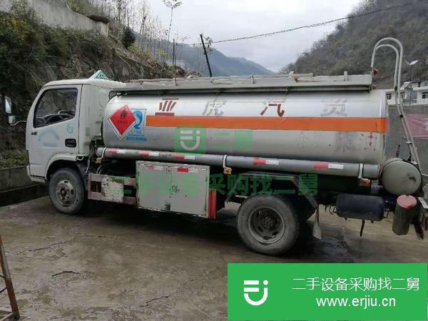 陜西出售二手5噸油罐車國五朝柴手續齊全可過戶