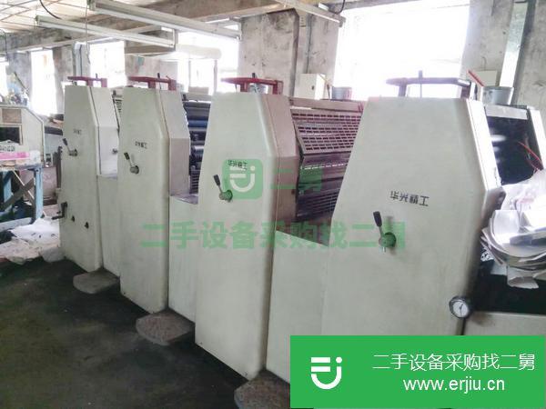 遼寧出售二手華光524四色印刷機(jī)
