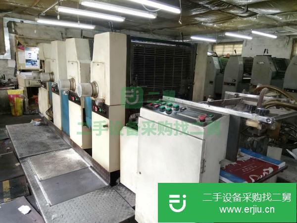 遼寧出售二手華光524四色印刷機(jī)