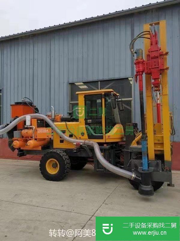 河南出售二手高速公路護(hù)欄打樁機(jī)