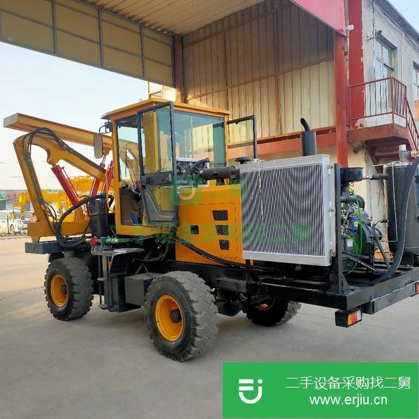 內(nèi)蒙古出售二手高速公路護欄打樁機