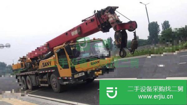 湖北出售二手三一20噸國三吊車無事故原車油漆