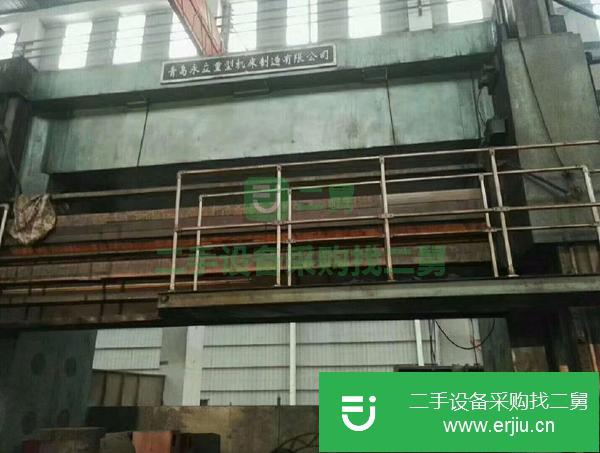 浙江出售二手青島永立CK5263雙柱立式車床