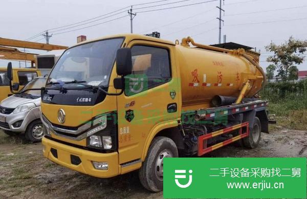 湖北出售二手朝柴130馬力吸污車車況非常棒