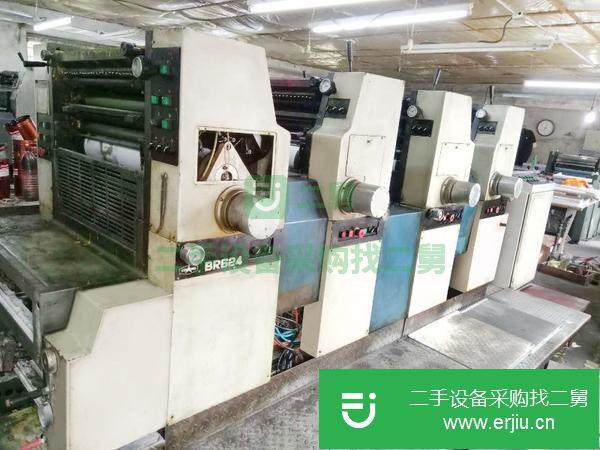 遼寧出售二手華光524四色印刷機(jī)