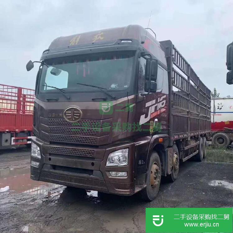 山東出售二手解放廂式貨車