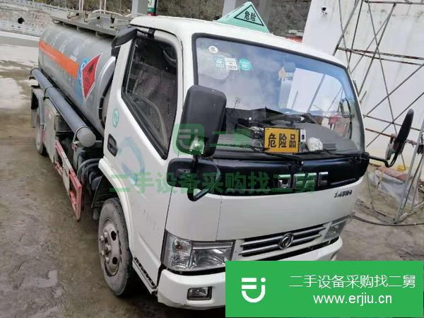 陜西出售二手5噸油罐車國五朝柴手續齊全可過戶