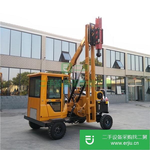 山東出售二手馬路護欄打樁機