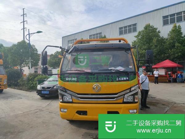 湖北出售二手東風多利卡D7黃牌國六平板運輸車