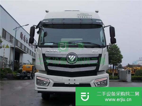 安徽出售二手福田歐曼20噸散裝飼料運輸車