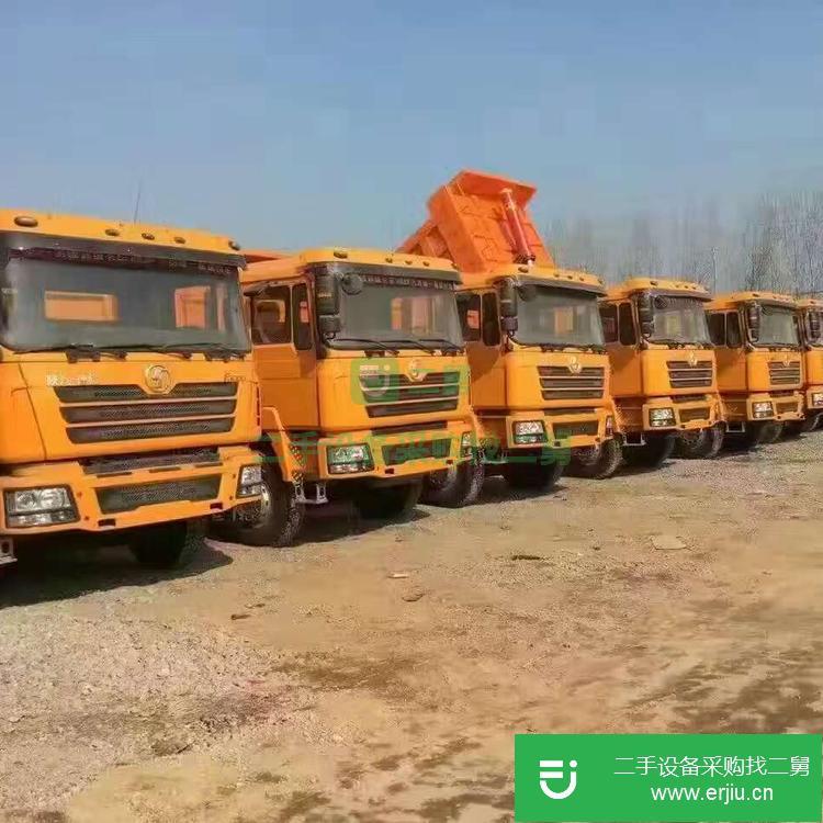 山東出售二手陜汽德龍后八輪工程自卸車