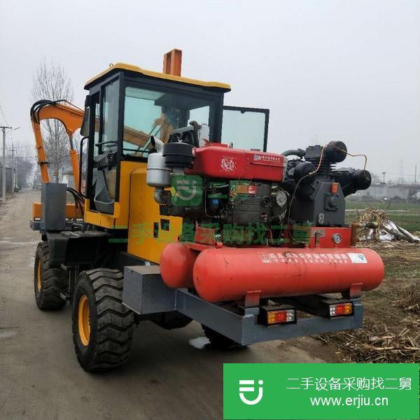 山東出售二手公路護(hù)欄打樁機(jī)