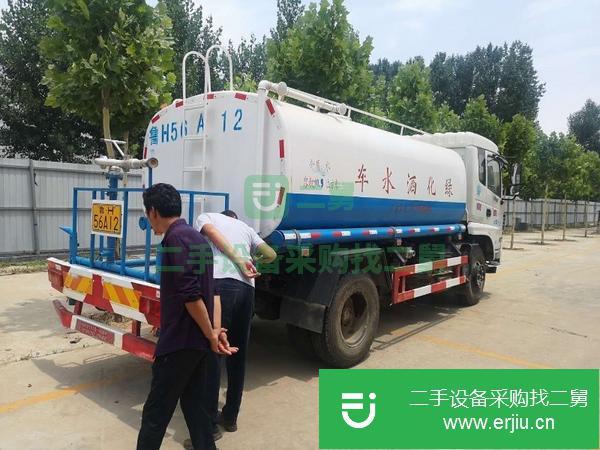 陜西出售二手東風多利卡園林綠化8噸灑水車