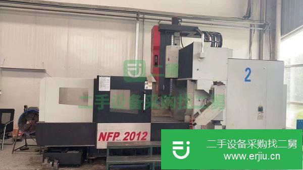 福建出售二手亞崴NFP-2012數控龍門銑床