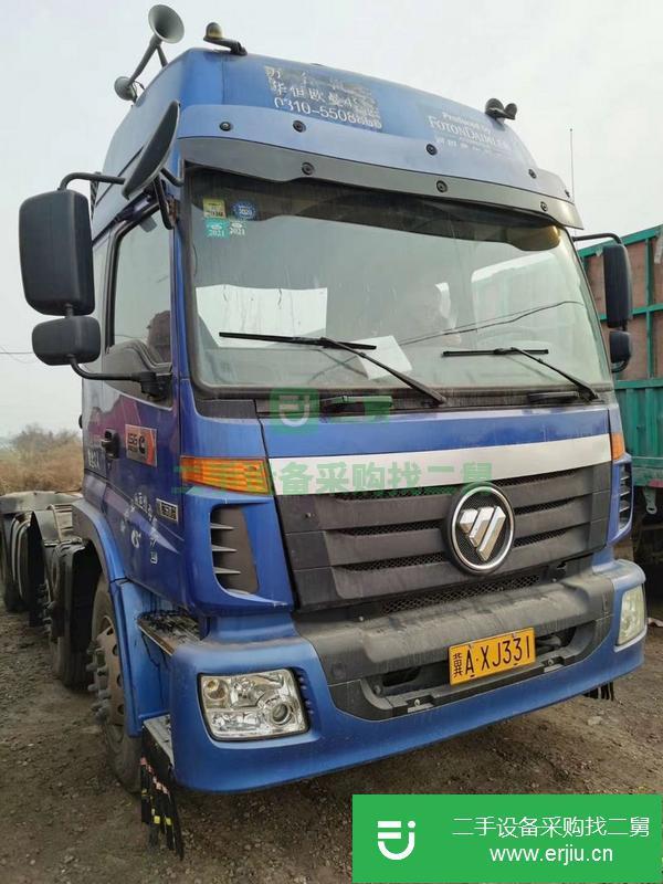 河北出售二手歐曼牽引車 350馬力國四