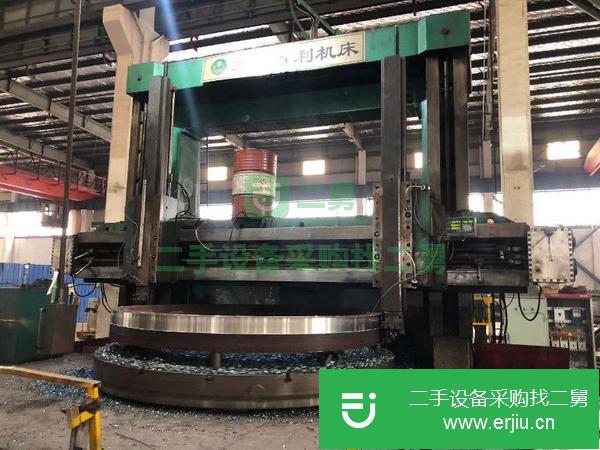 福建出售二手大連百利5240雙柱數(shù)顯立式車床
