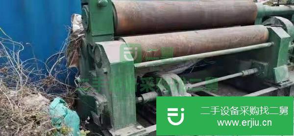浙江出售二手南通恒力產25*2米卷板機,硬齒面減速機,上輥直徑350毫米
