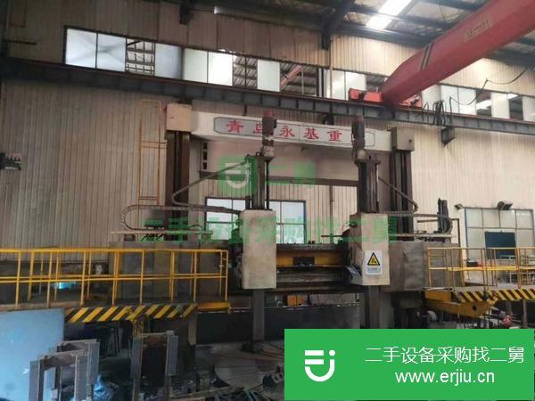 浙江出售二手青島永基5米立式車床