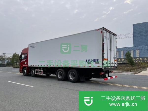 湖北出售二手陜汽德龍X3000前四后八9米6冷藏車