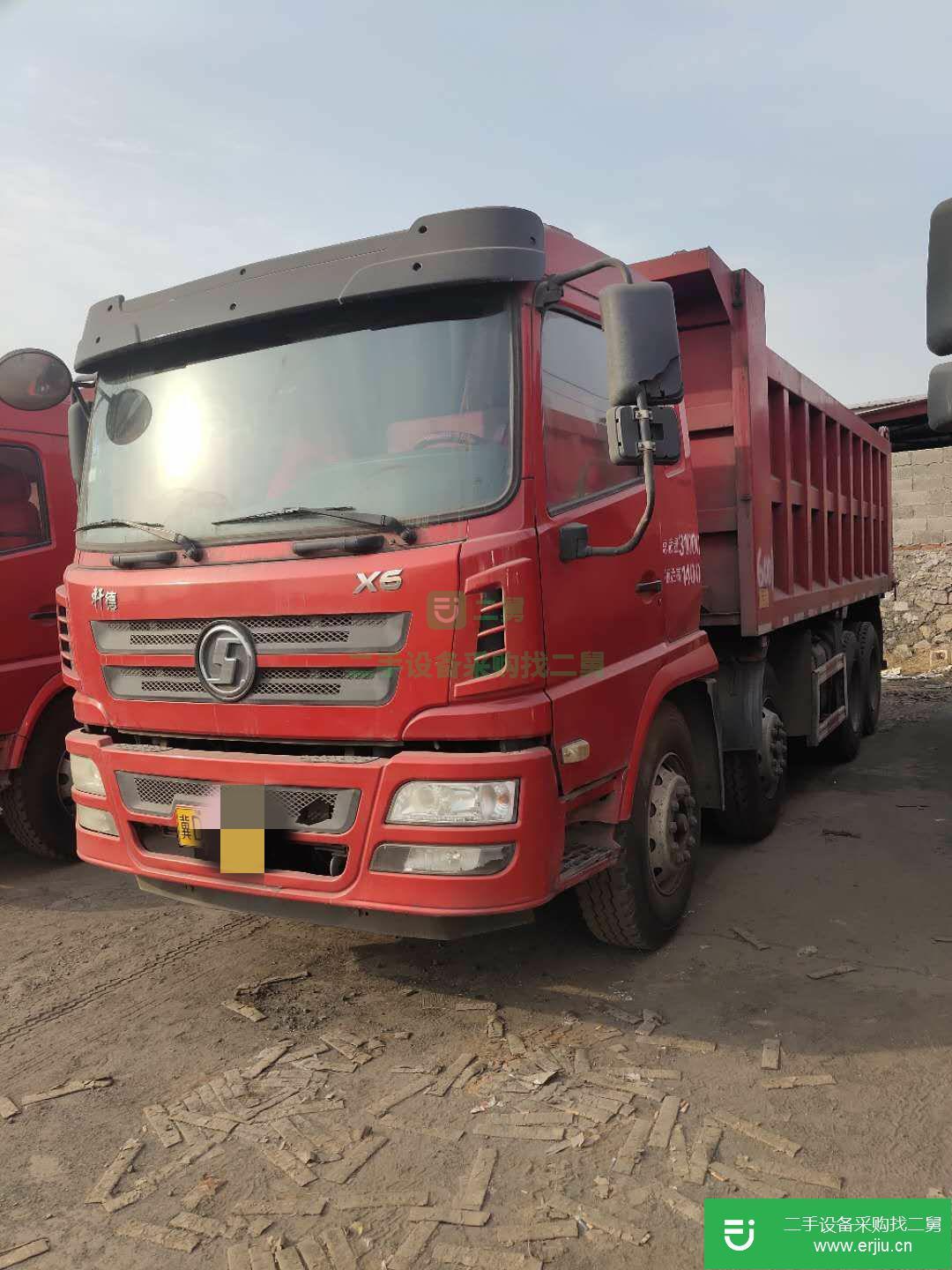 河北出售二手軒德X6米前四后八自卸車