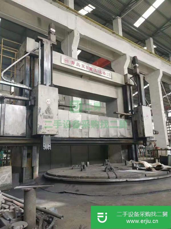 浙江出售二手青島夏日CK5250x25-50數(shù)控雙柱立式車床