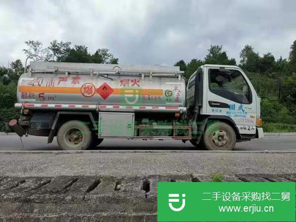 廣東出售二手國四江淮5噸油罐車8萬公里115馬力手續齊全