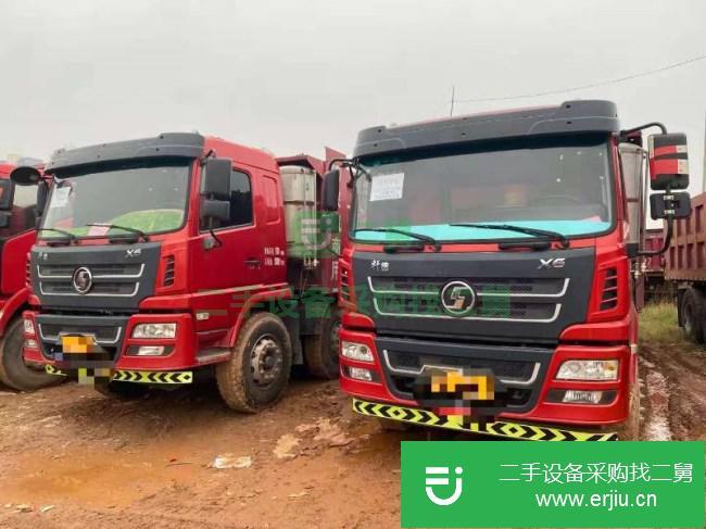 江西出售二手陜汽軒德濰柴300馬力自卸車
