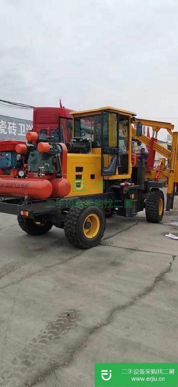 安微出售二手公路護欄打樁機