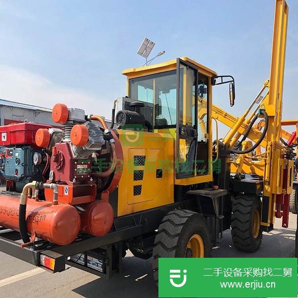 安微出售二手公路護欄打樁機