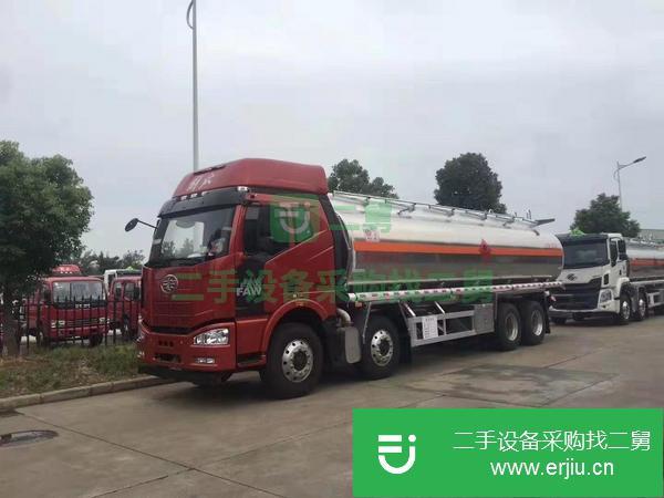 江西出售二手危險品國五鋁合金前四后八油罐車