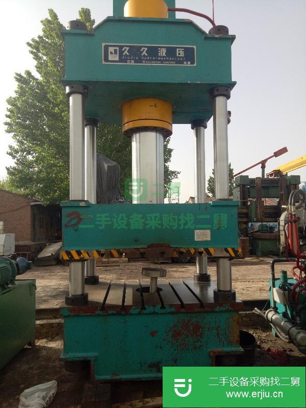 河北出售二手12年南通久久315噸四柱液壓機,plc高配電器