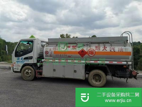 廣東出售二手國四江淮5噸油罐車8萬公里115馬力手續齊全