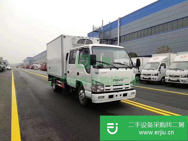 湖北出售二手慶鈴五十鈴藍牌115馬力冷藏車