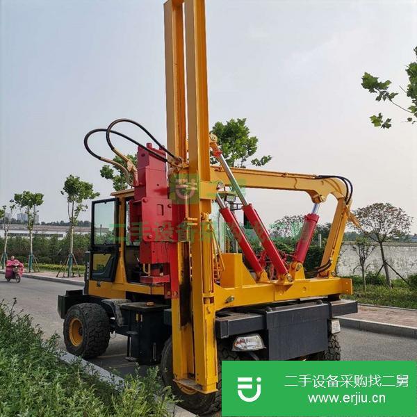 山東出售二手高速護欄打樁機