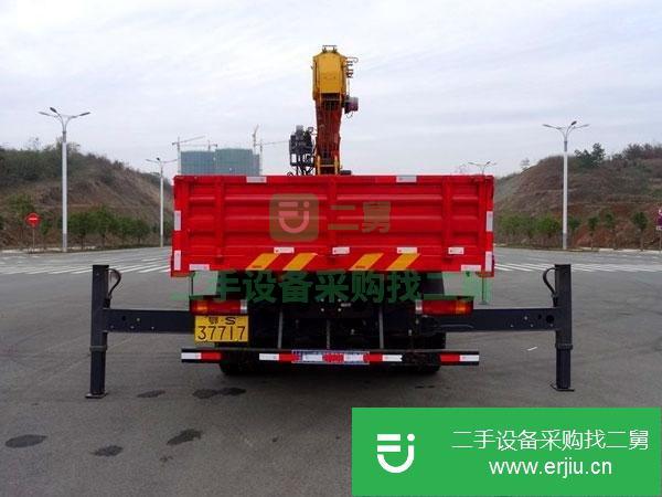 江西出售二手6.3噸藍(lán)牌隨車吊