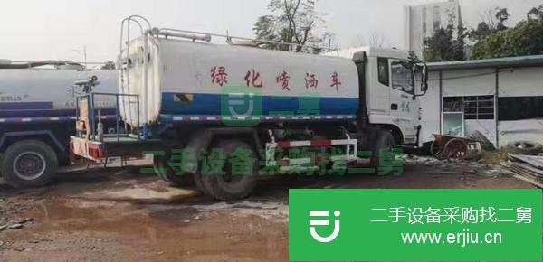 湖北出售二手國五東風12方灑水車包過戶