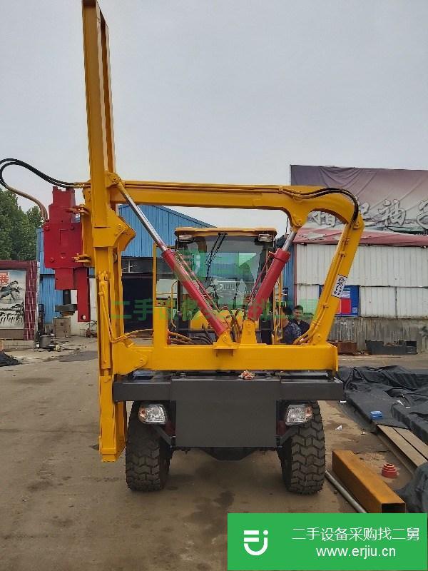 內蒙古出售二手公路護欄打樁機