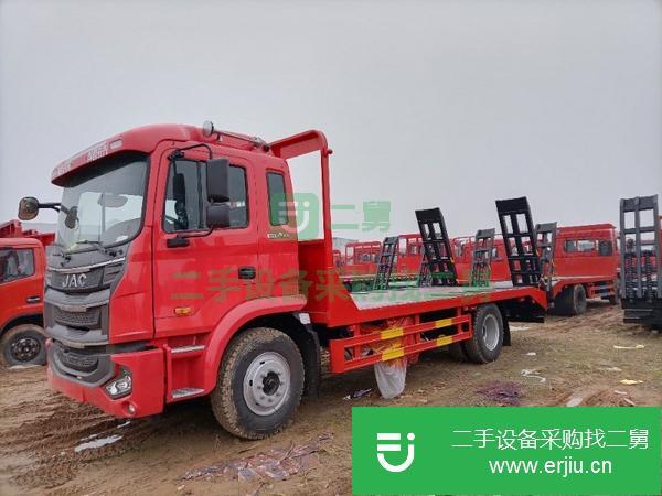 山西出售二手江淮單橋平板運輸車玉柴180馬力
