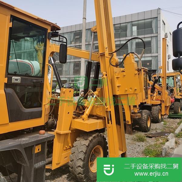 山東出售二手護欄打樁機