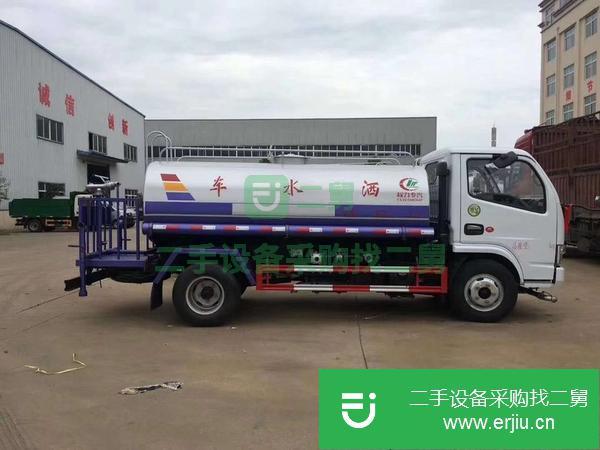 湖北出售二手5方霧炮園林綠化灑水車國三