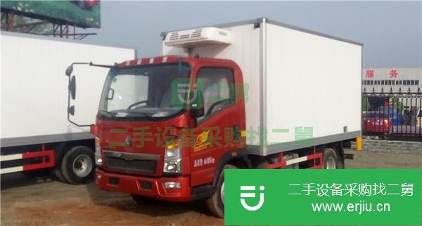 廣西出售二手重汽豪沃4.2米國五130馬力冷藏車