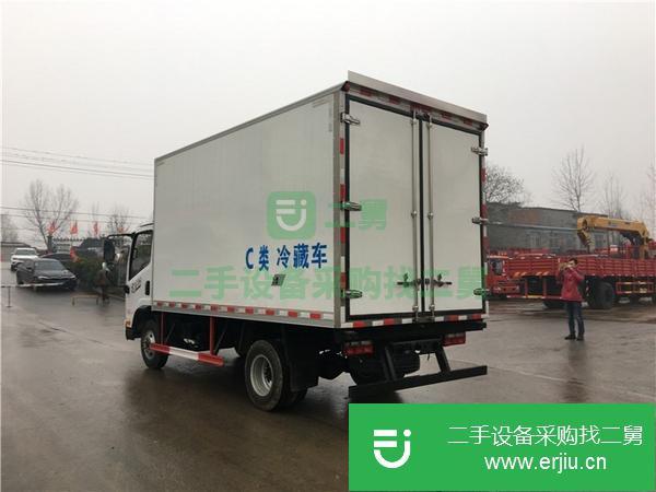 江蘇出售二手解放虎V4.2米130馬力冷藏車