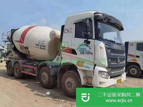 山東出售二手19年三一大12方攪拌車