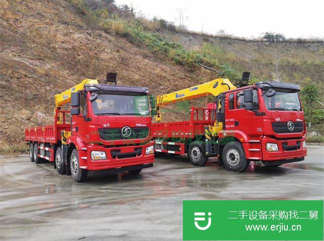 湖北出售二手陜汽重卡6.3噸隨車吊