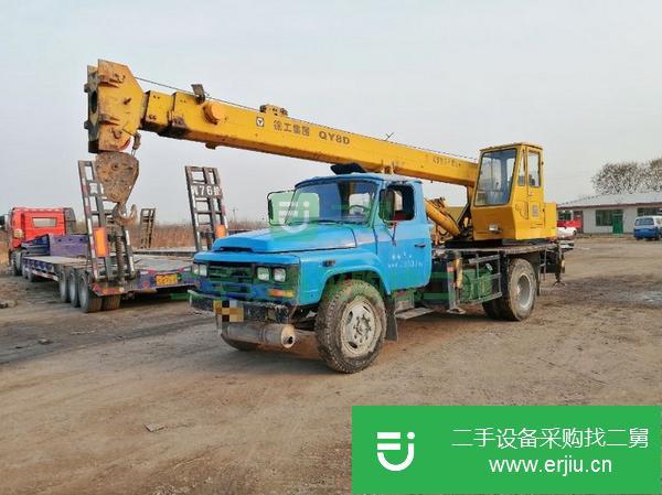 河北出售二手徐工八噸三節臂吊車