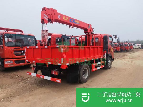 甘肅出售二手重汽豪曼五噸隨車吊