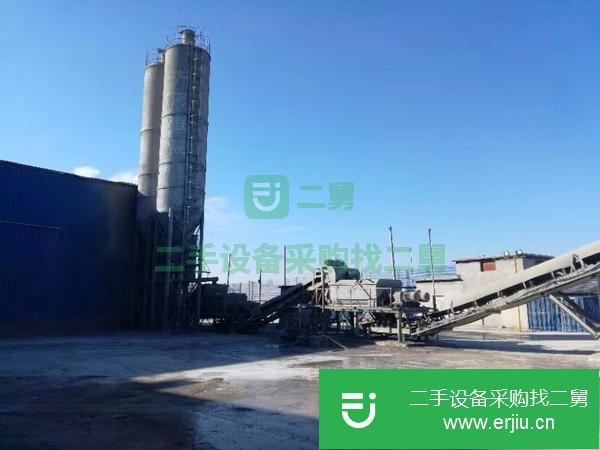 山東出售二手2014年生產(chǎn)600型穩(wěn)定土拌合站