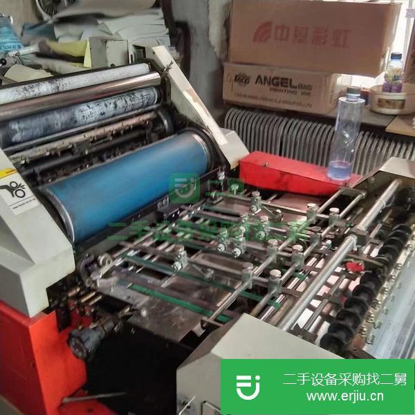 黑龍江出售二手17年中基彩虹47打碼膠印機(jī)