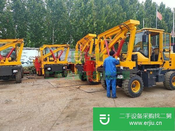 山東出售二手高速護欄打樁機