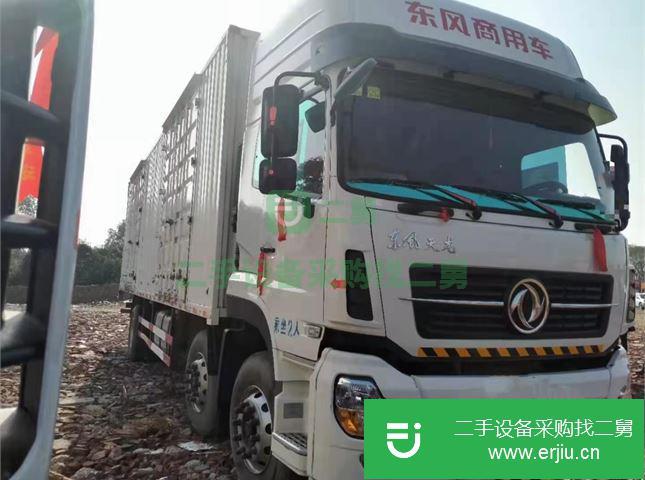廣東出售二手東風天龍245馬力前四后四箱式貨車
